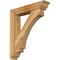 Ekena Millwork Imperial Traditional Rough Sawn Bracket w/ Offset Brace, Western Red Cedar, 6"W x 28"D x 32"H BKT0604X28X32IMP01RWR - alternate 1